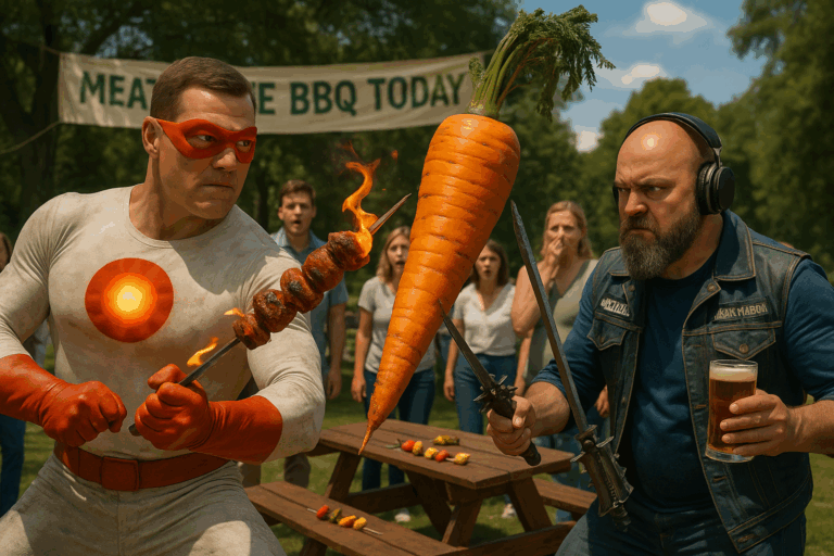 Who has a meat free BBQ