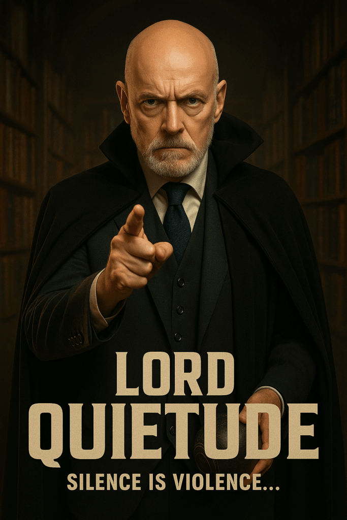 The Lord Quietude - Prime Minister of the UK and suppressor general of free speech