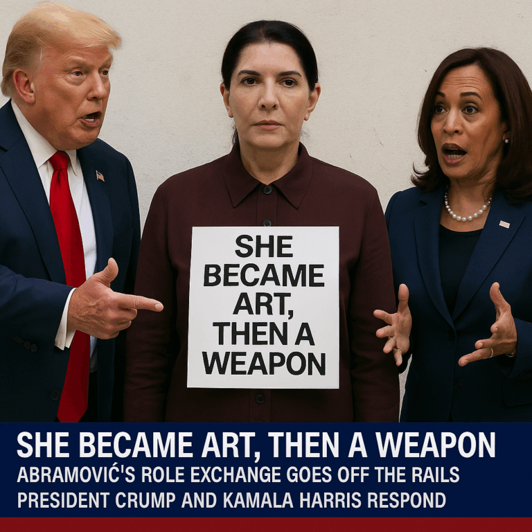 Marina Abramovic's Meets Crump and Kamala Harris