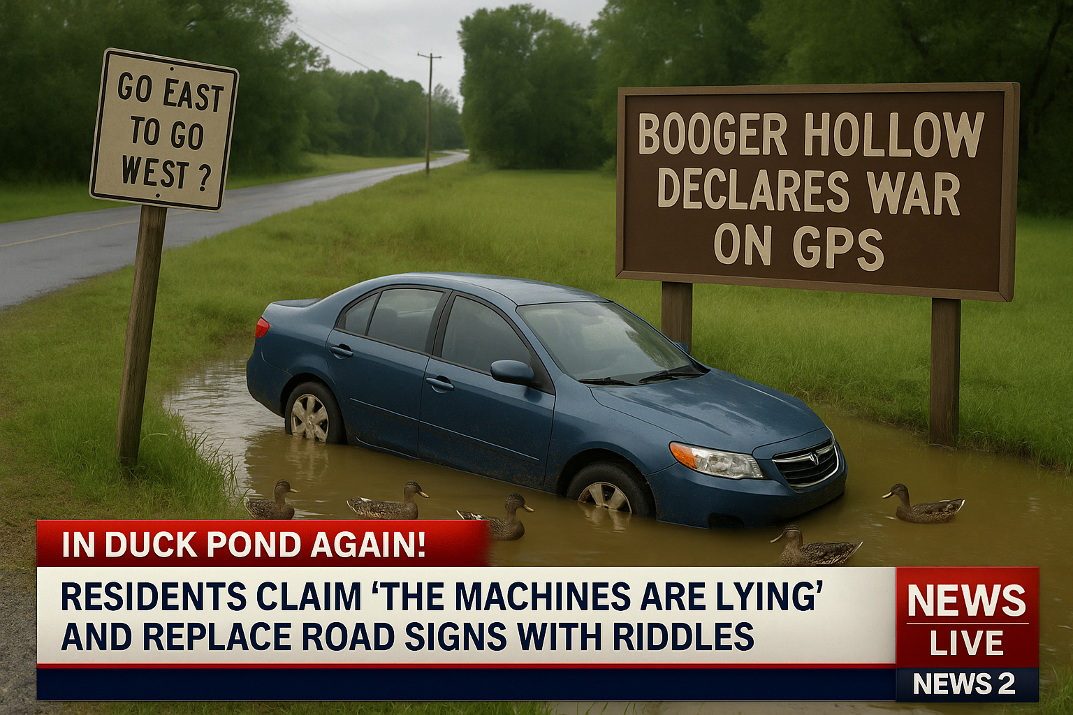 Booger Hollow Bans GPS